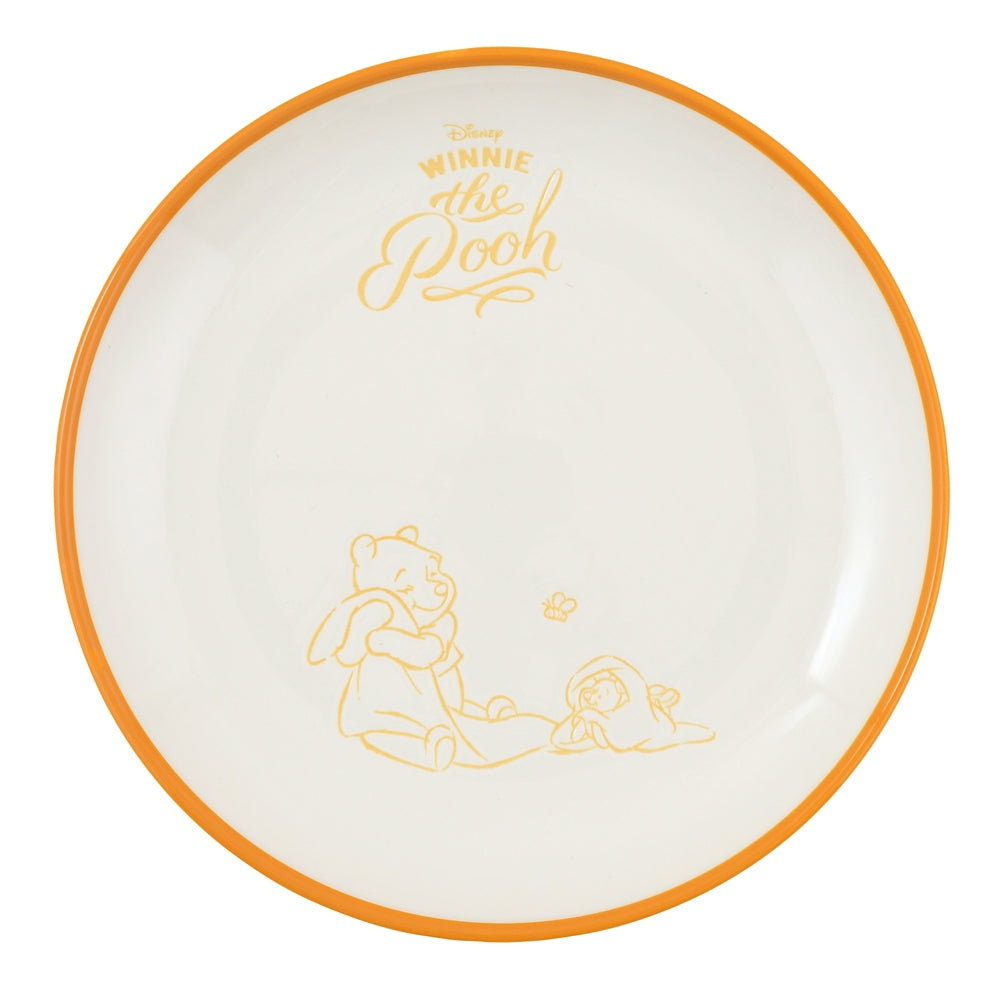 Winnie the Pooh & Piglet Plate White Pooh Disney Store Japan 2023