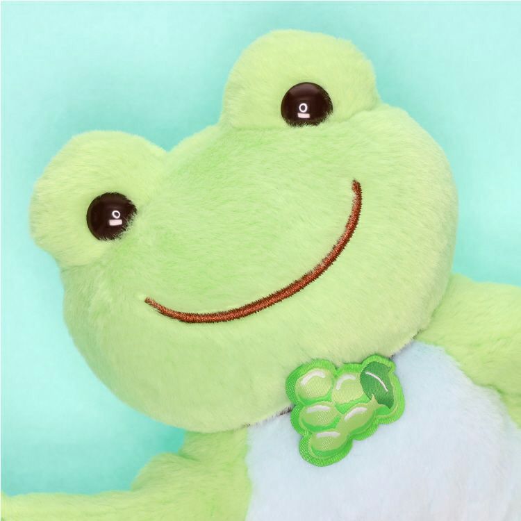 Pickles the Frog Bean Doll Plush Muscat Fruits Marche Japan