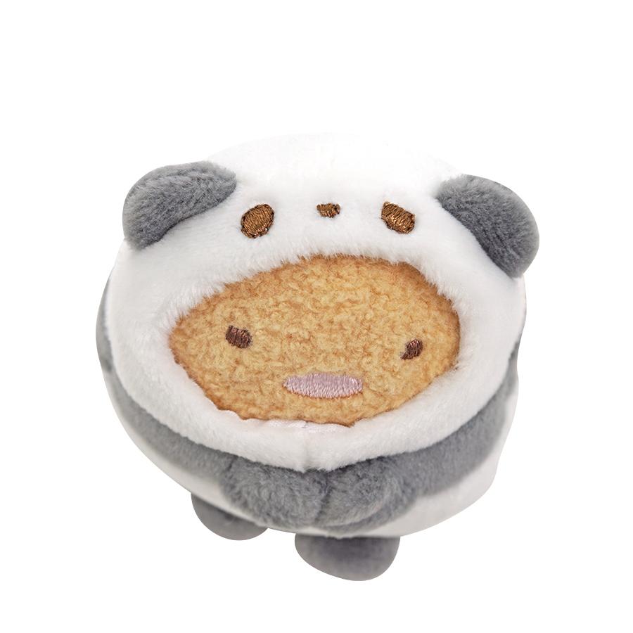 Sumikko Gurashi Tonkatsu Fried Pork mini Tenori Plush Doll Panda San-X Japan