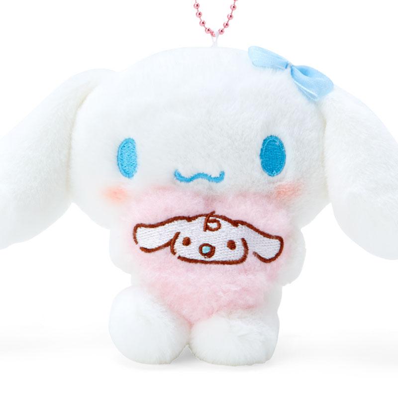 Cinnamoroll Plush Mascot Holder Keychain Heart Sanrio Japan