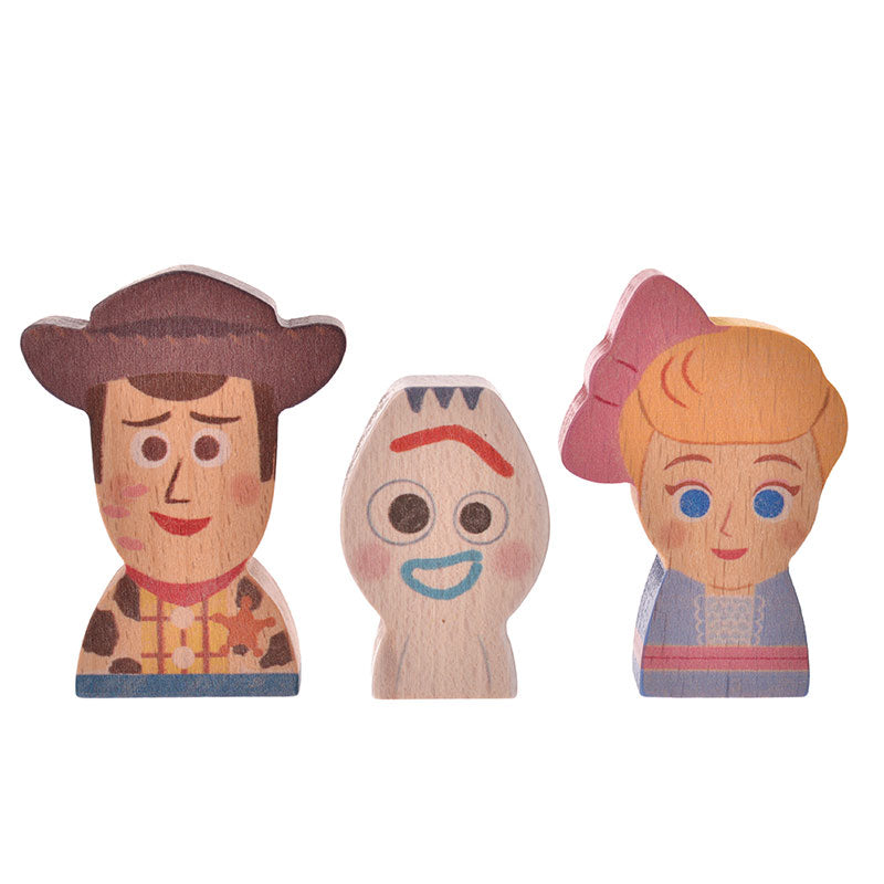 Toy Story 4 Woody Bo Peep Forky KIDEA Wooden Blocks Disney Store Japan