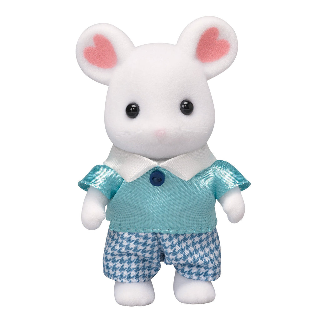 Marshmallow Mouse Boy Ne-105 Sylvanian Families Japan Calico Critters Epoch