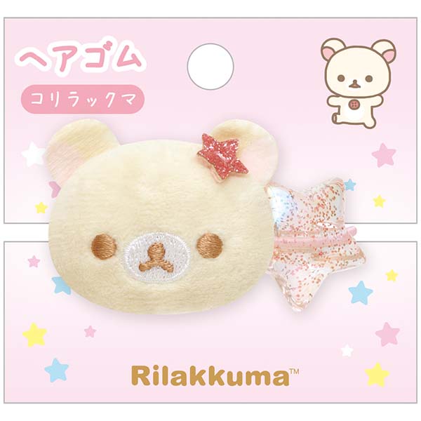 Korilakkuma Plush Ponytail Holder Star San-X Japan Rilakkuma