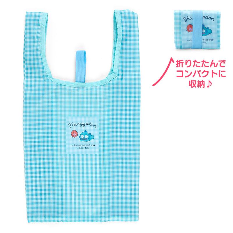 Hangyodon Eco Shopping Tote Bag S Plaid Sanrio Japan