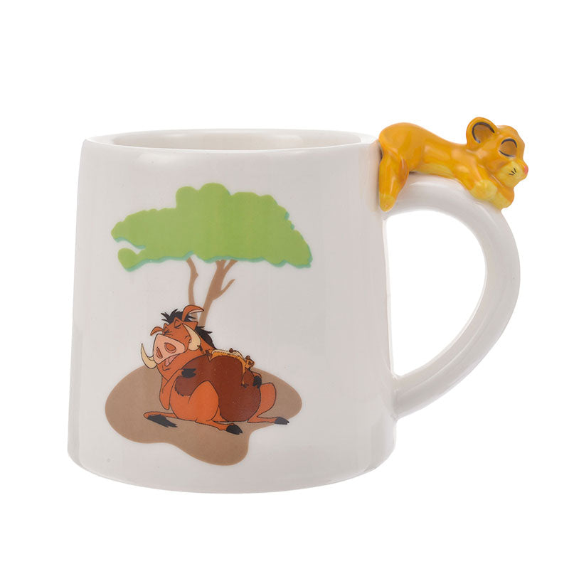 Lion King Pumbaa Simba Timon Mug Cup Disney Store Japan