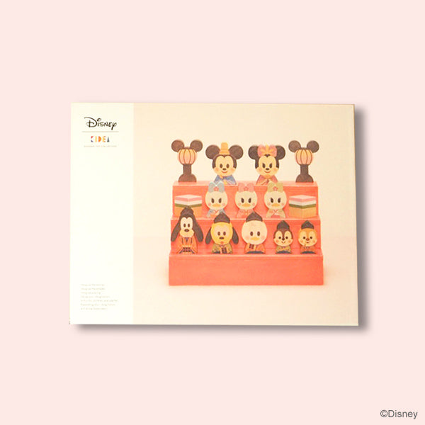 Mickey & Minnie Girls Day Hinamatsuri KIDEA Toy Wooden Blocks Disney Store Japan
