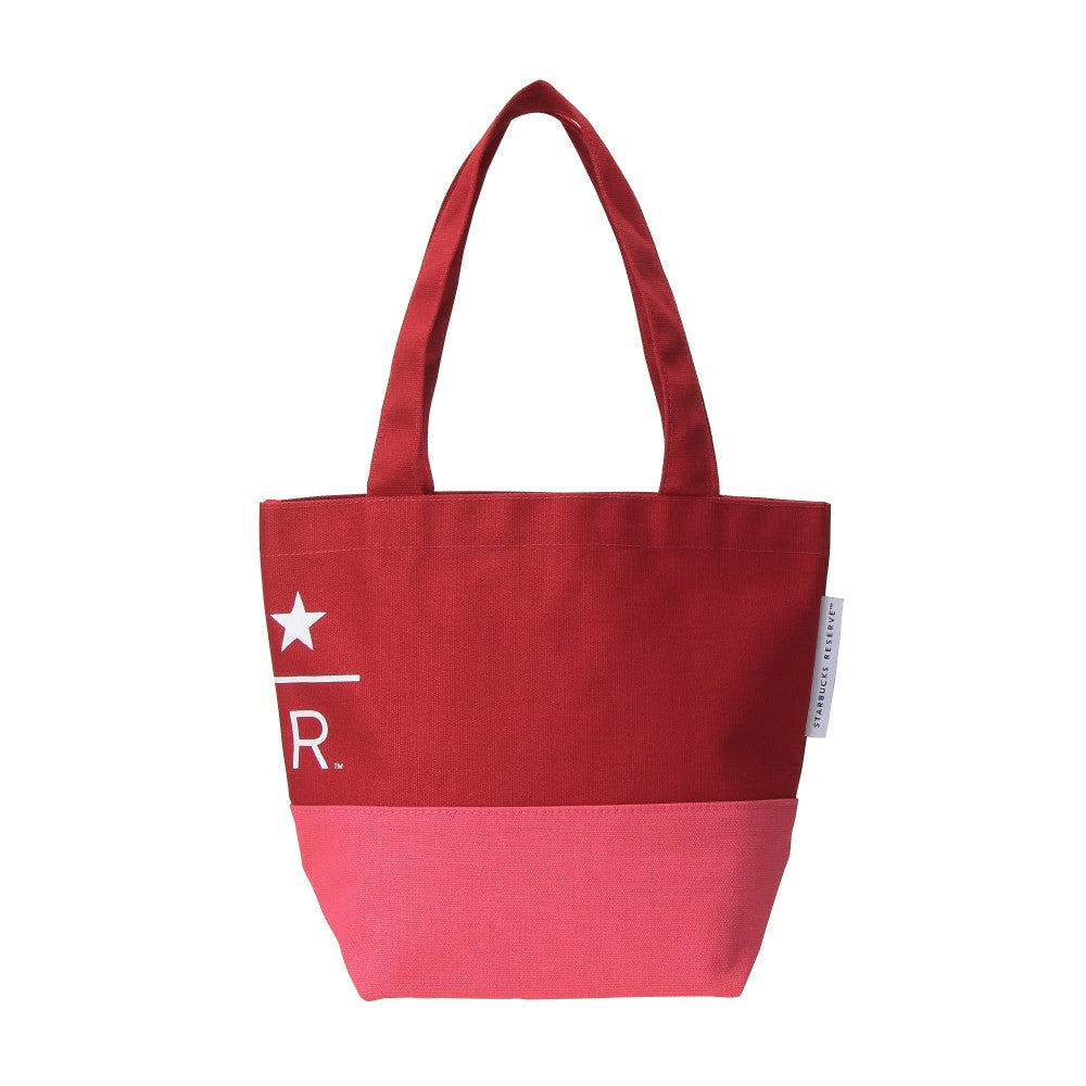 Starbucks Japan Reserve Tote Bag Small Red Christmas 2023