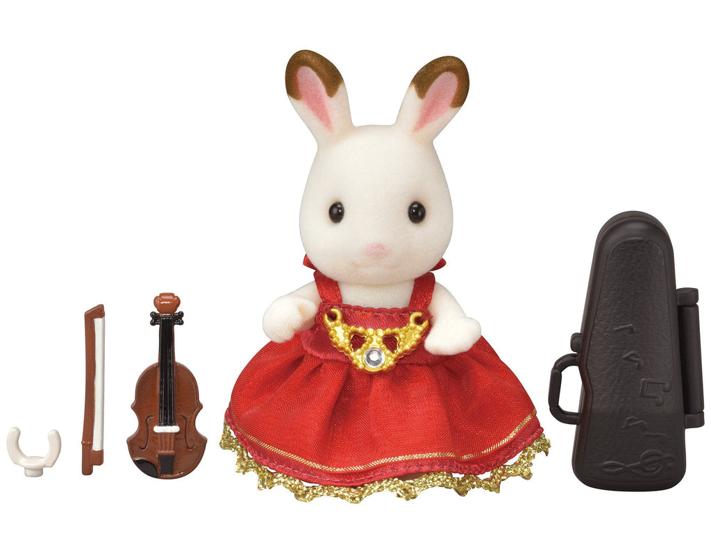 Town Violin Concert Chocolat Rabbit Set TS-03 Sylvanian Families Japan EPOCh