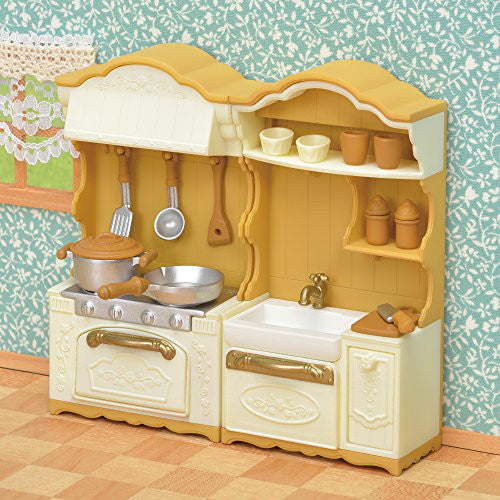 Furniture Kitchen Stove Sink set Ka-420 Sylvanian Families Japan EPOCh