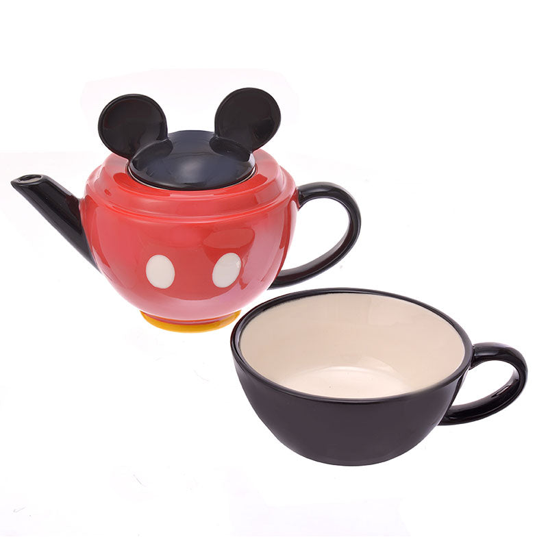 Mickey Teapot & Cup Set Body Disney Store Japan