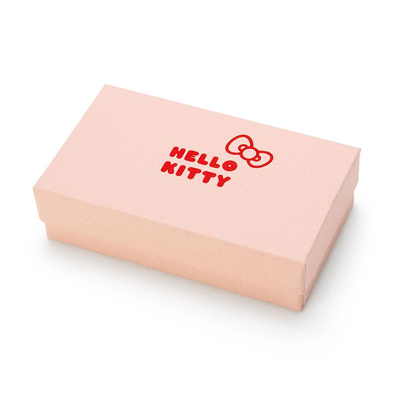 Hello Kitty Leather Key Case Fresh Black Sanrio Japan With Box