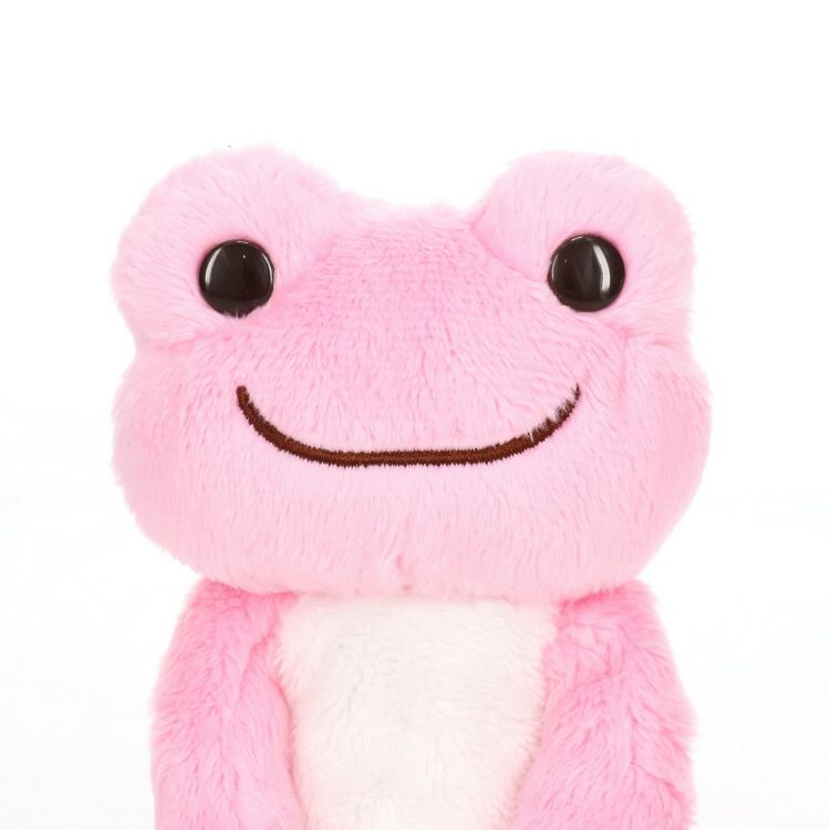 Pickles the Frog Pocket Plush Doll Sakura Pink Japan