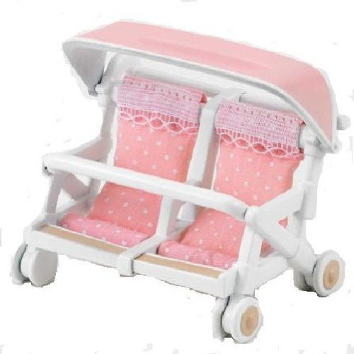 Baby Car Double Stroller Furniture K-214 Sylvanian Families Japan