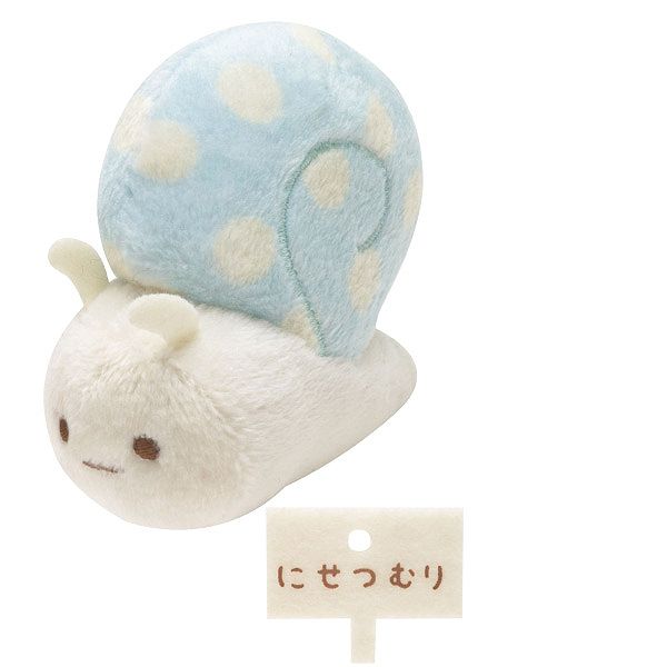 Sumikko Gurashi Nisetsumuri Fake Snail mini Tenori Plush Doll San-X Japan