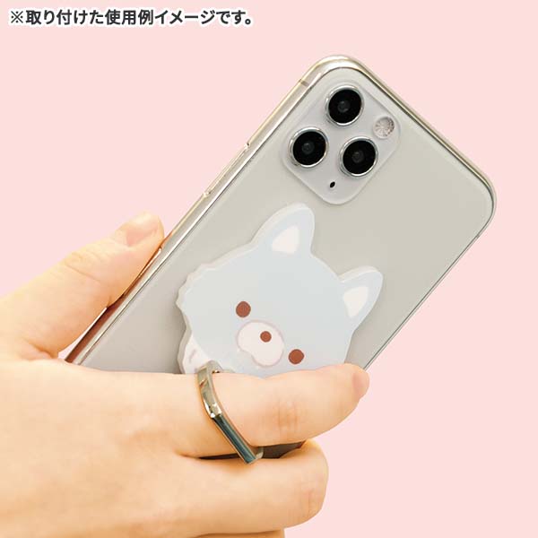 Blue Wolf Smartphone Ring Dandelion & Twin Hamsters San-X Japan