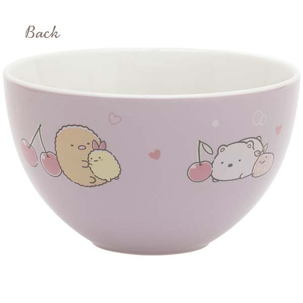 Sumikko Gurashi Pottery Bowl Cherry San-X Japan
