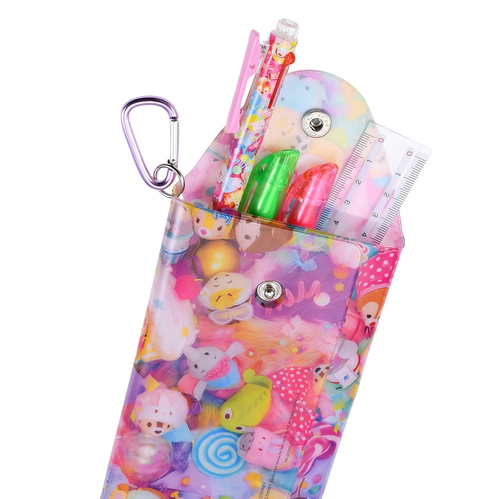Tsum Tsum Pen Case Pencil Pouch Carabiner ARTIST COLLECTION Disney Store Japan