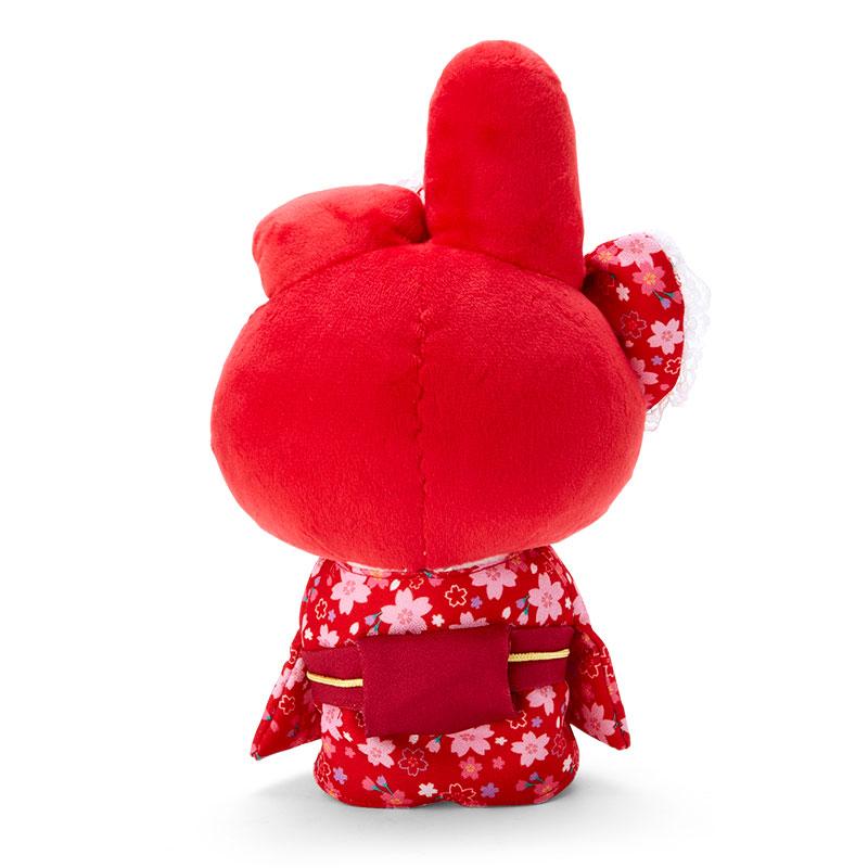 My Melody Plush Doll Kimono Red Sakura Sanrio Japan 2024