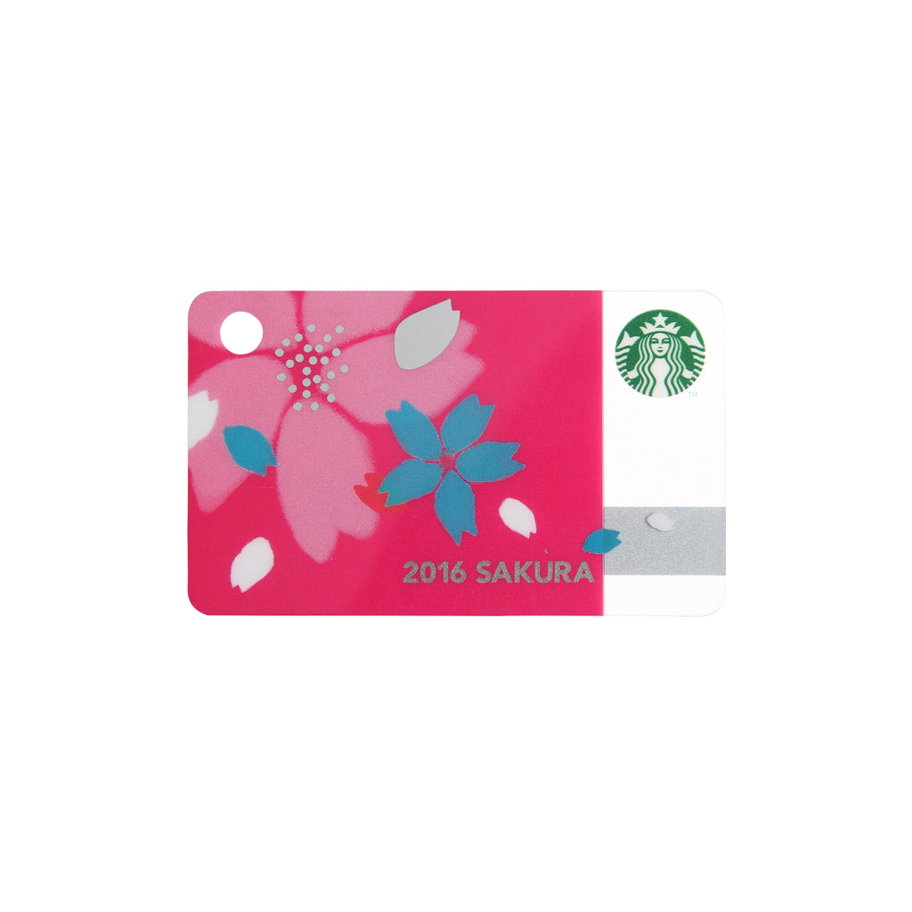 Starbucks Japan SAKURA 2016 Cheery Mini Gift Card w/ sleeve