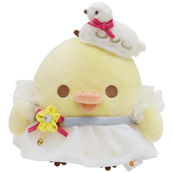Kiiroitori Yellow Chick Plush Doll Swan & Golden Flower San-X Japan Rilakkuma