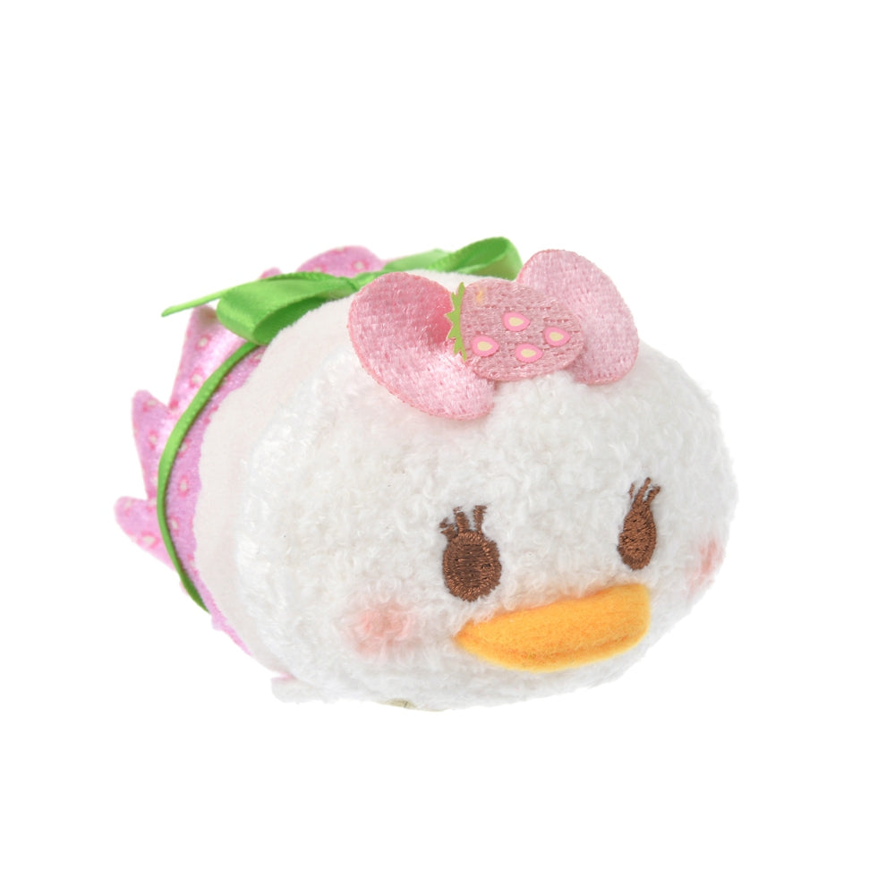 Daisy Tsum Tsum Plush Doll mini S Strawberry Pink Ichigo 2021 Disney Store Japan
