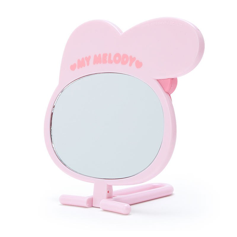 My Melody Hand Mirror Face Shape Sanrio Japan