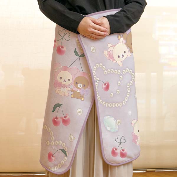 Rilakkuma mini Blanket Jewel Cherry San-X Japan