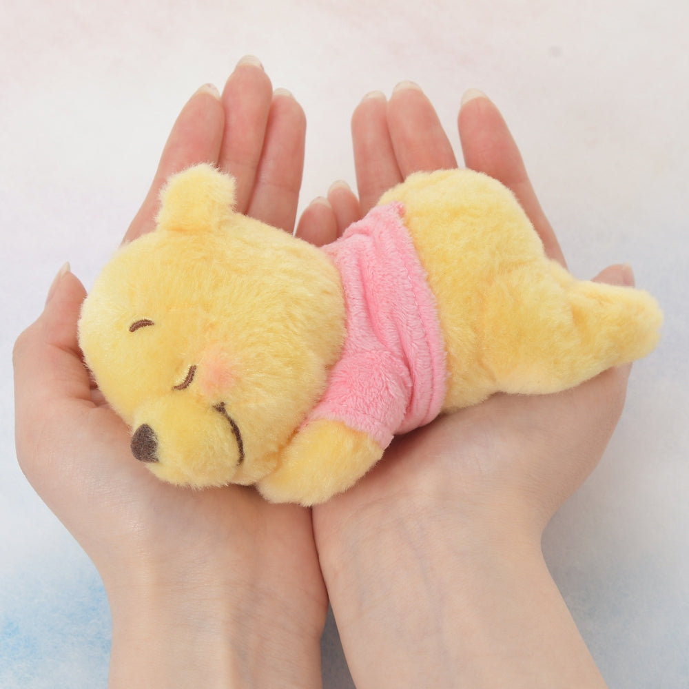 Winnie the Pooh Plush Doll Sleep in Palm Disney Store Japan
