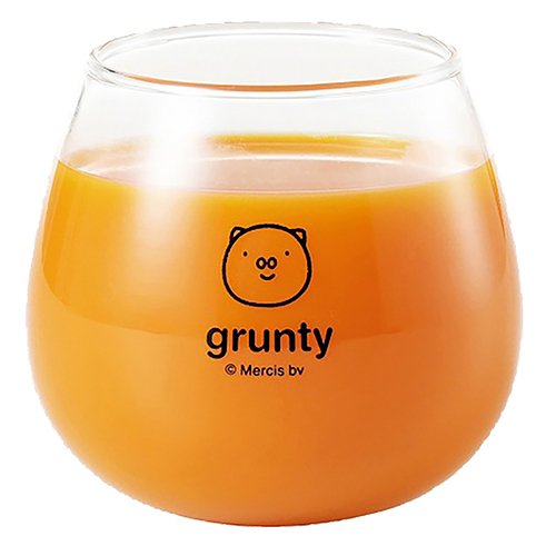 Grunty Wobble Tumbler Glass Cup Miffy Dick Bruna Japan