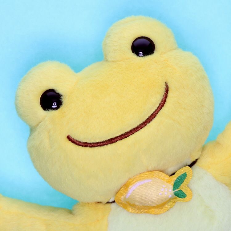 Pickles the Frog Bean Doll Plush Lemon Fruits Marche Japan