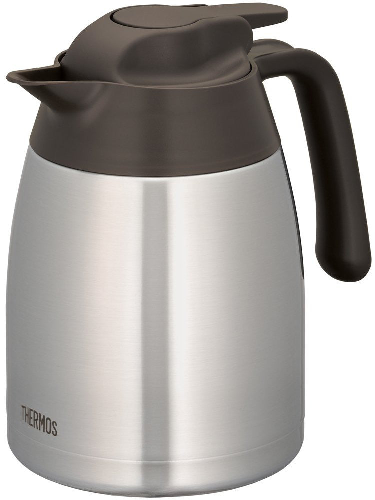 Thermos Stainless Pot 1L Brown THV-1001 SBW Japan