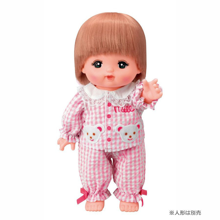 Costume for Mell chan Doll Plaid Pajama Pilot Japan