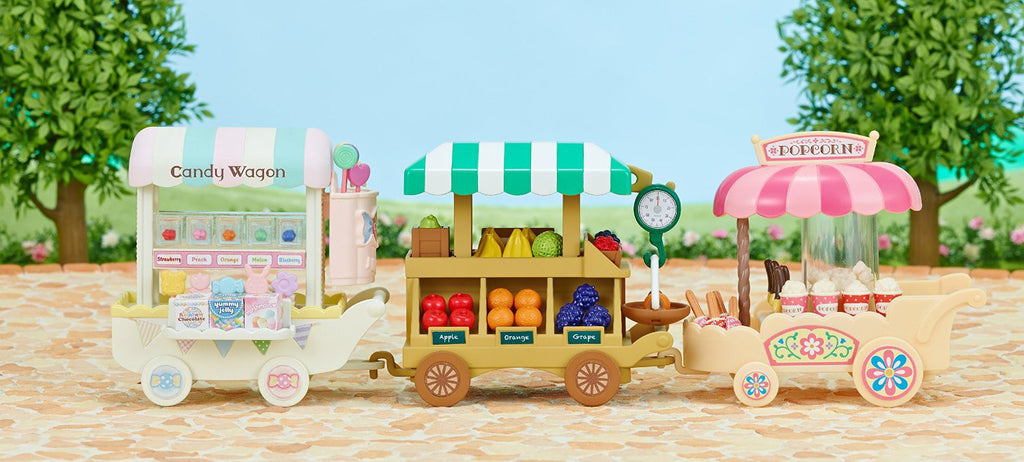 Colorful Candy Wagon Shop MI-84 Sylvanian Families Calico Critters Japan