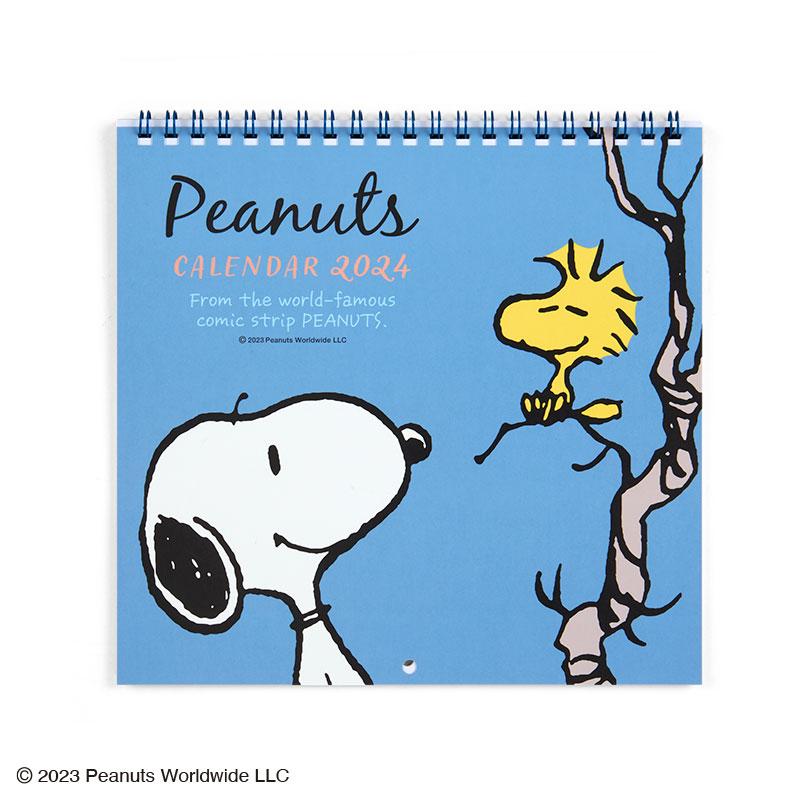 PEANUTS Snoopy Wall Calendar 2024 M Sanrio Japan