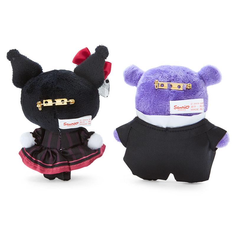 Kuromi & Baku Plush Mascot Brooch Delusion Lady Sanrio Japan