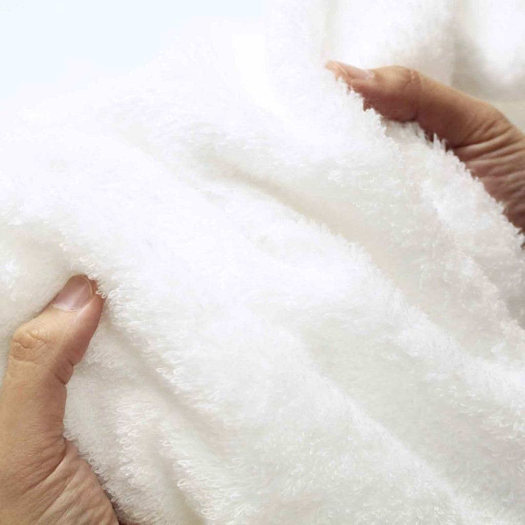 Face Towel White Super Soft Cloud Imabari Towel Japan