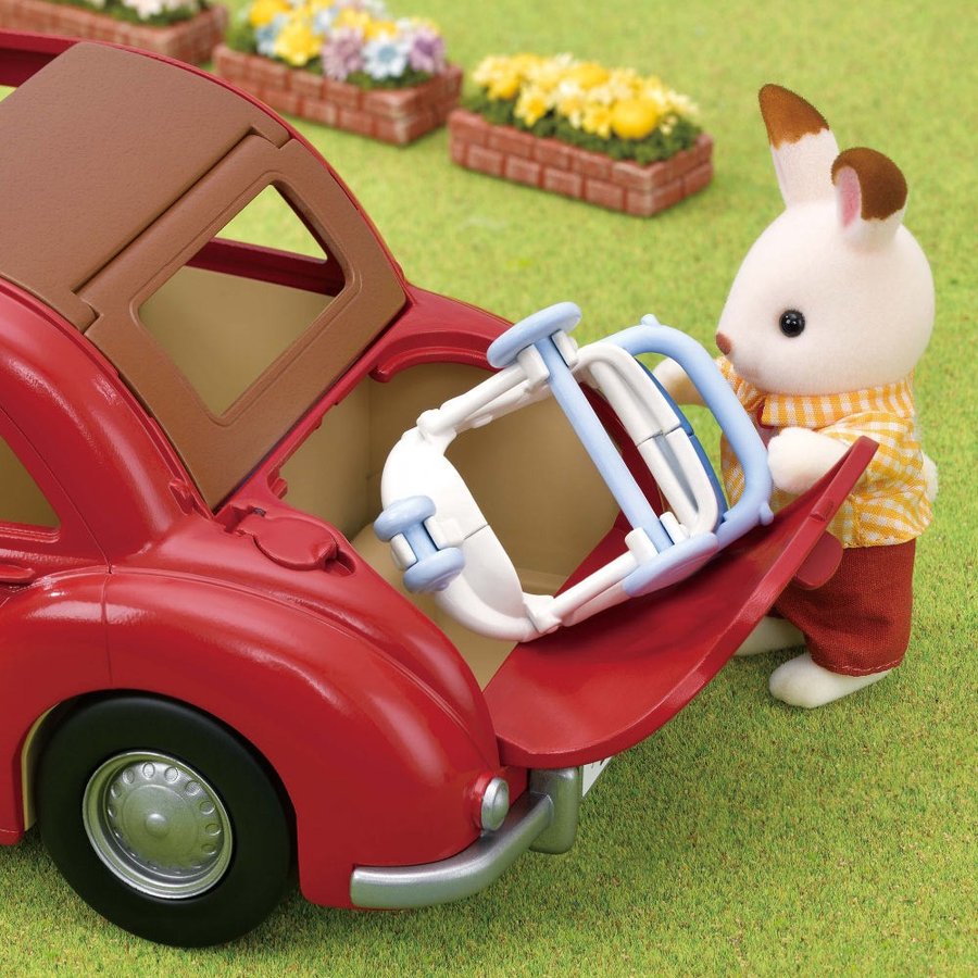 Sylvanian Families Fun Outing Family Car Red Pretend Play Toy V-05 EPOCH Japan