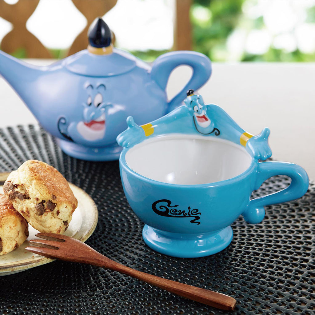 Genie Porcelain Soup Mug Cup Aladdin Disney Japan
