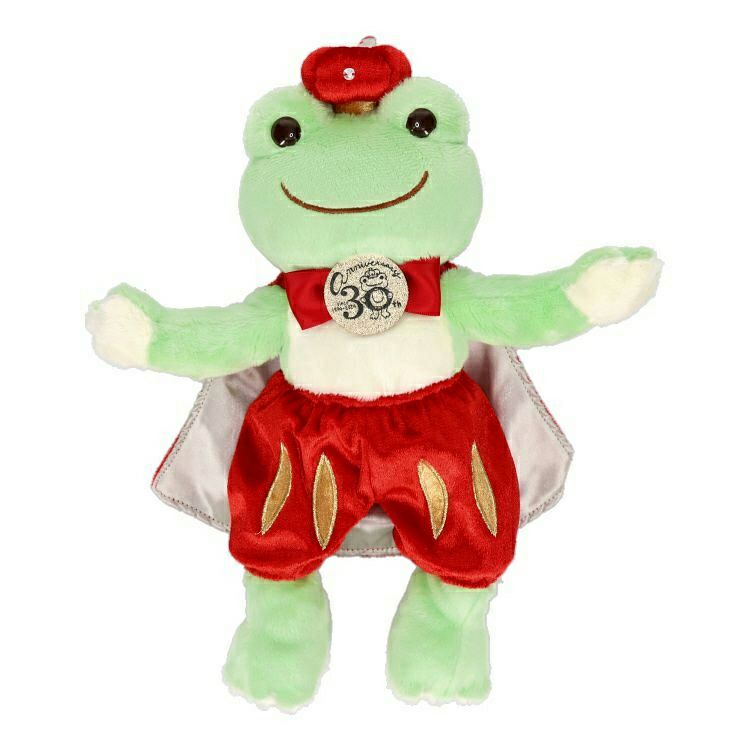 Pickles the Frog Bean Doll Plush King 30th Anniversary Japan