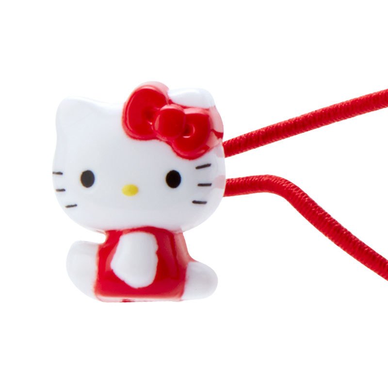 Hello Kitty Kids Ponytail Holder S Heart Red Sanrio Japan