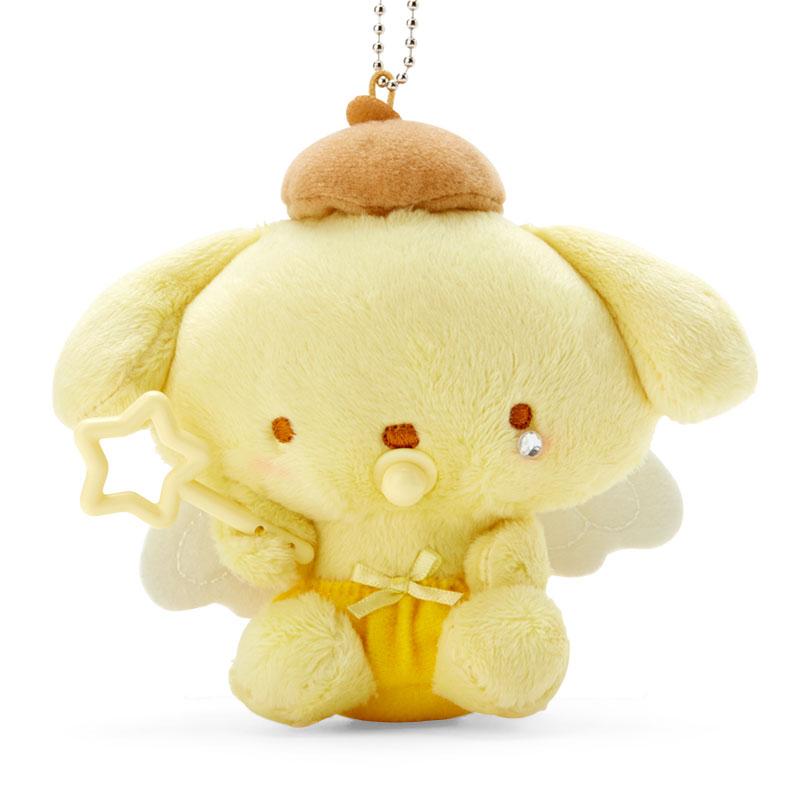 Pom Pom Purin Plush Mascot Holder Keychain Baby Angel Sanrio Japan