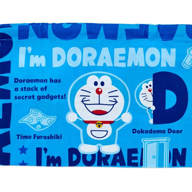 Drawstring Lunch Bag 2pcs Set I'm DORAEMON Sanrio Japan