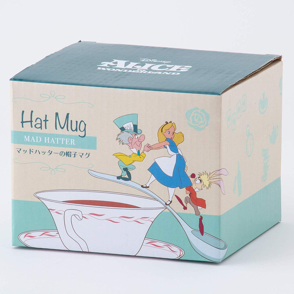 Alice in Wonderland Mad Hatter Mug Cup Hat 10/6 Disney Japan