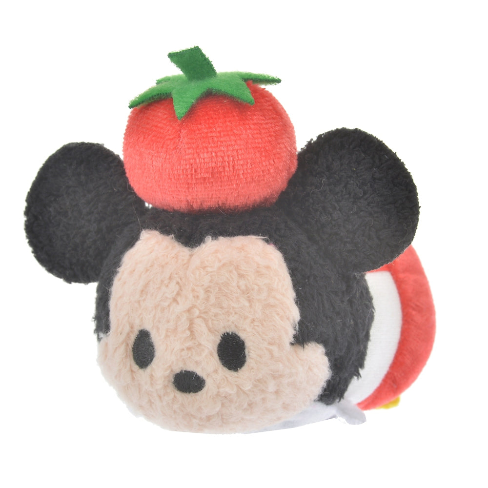 Mickey Tsum Tsum Plush Doll mini S Summer Vegetable Tomato Disney Store Japan
