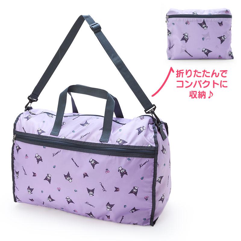 Kuromi Folding Boston Bag Sanrio Japan 2023 Travel