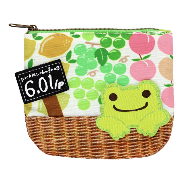 Pickles the Frog Tissue Pouch Fruits Marche Japan