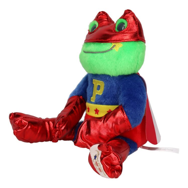 Pickles the Frog Bean Doll Plush USA Super Hero Green Japan