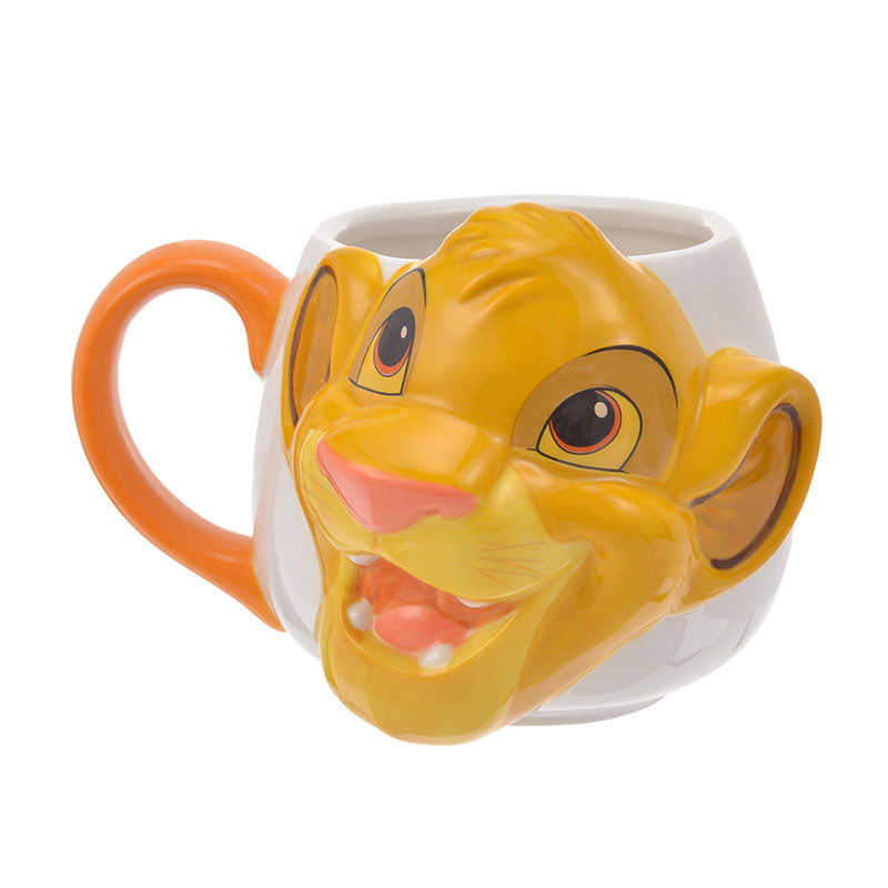 Lion King Simba Mug Cup Face Disney Store Japan