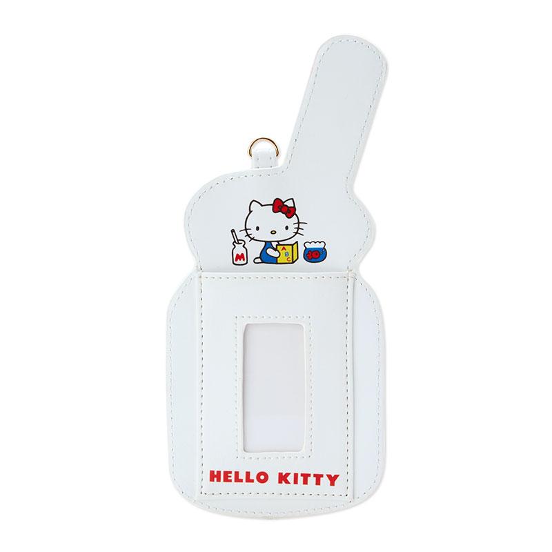 Hello Kitty Milk Bottle shape Pass Case with Reel Classic Sanrio Japan 2023