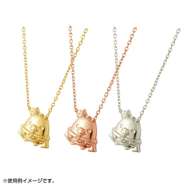 Kiiroitori Yellow Chick Necklace Prince Pink Gold Color San-X Japan Rilakkuma